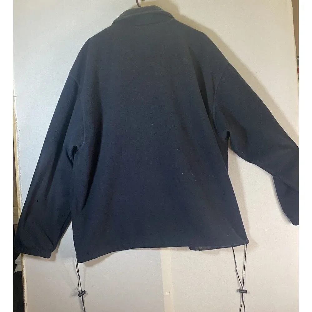 Champion Authentic Athletic Apparel Full Zip Fleece Jacket 2XL Blue‎